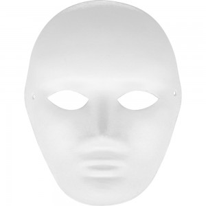  Masque carton visage 18x24 cm - Artemio