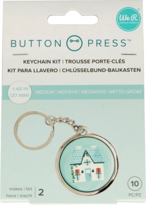 Keychain kit- 2 porte-clés - Button press - We R