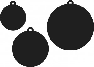 Snijmatrijzen kerstballen - Artemio
