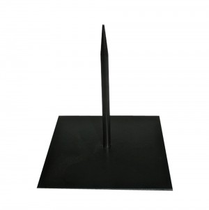 Sokkel - 12x12x13 cm - metaal - Powertex
