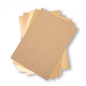 50 vellen Opulent cardstock gold - Sizzix