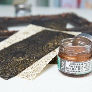 Effectz luster wax rose gold 20 ml - Sizzix