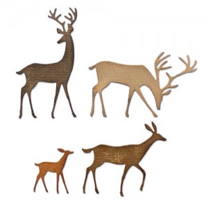 Thinlits die Darling Deer - Sizzix