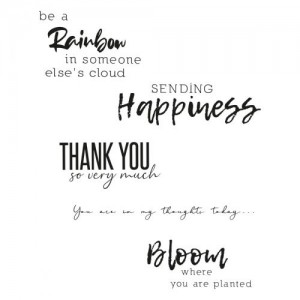 Clear stamps sunnyside 1- Sizzix