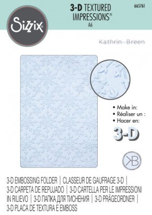 3-D Textured impressions Embossing - Sizzix
