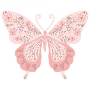 Layered clear stamps butterfly - Sizzix