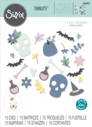 Thinlits die spooky icons - Sizzix