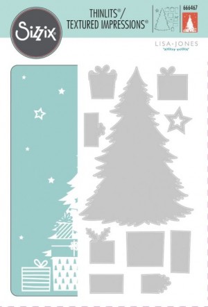 Thinlits die sparkle tree- Sizzix