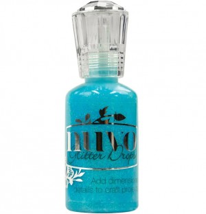 Glitter drops blue lagoon - Nuvo
