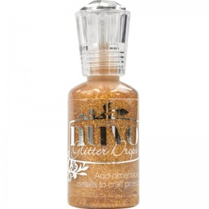 Glitter drops golden sunset - Nuvo