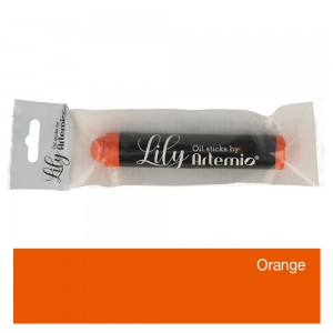 Stick Lily Orange peinture à l'huile - Artemio