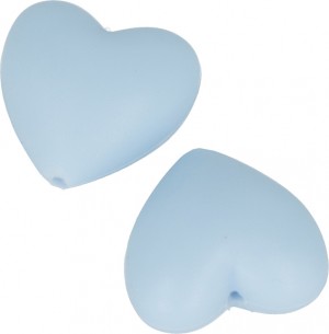 2 perles bleues 29x29x12 mm silicone - Artemio