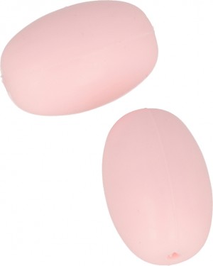 2 perles roses 14x20  mm silicone - Artemio