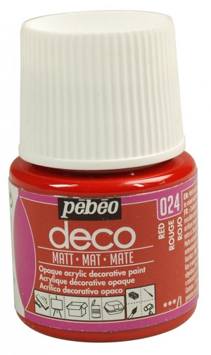 Verf roos - acryl mat - 45 ml - Pébéo
