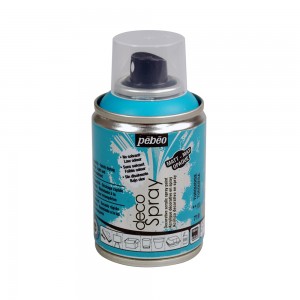 Verf turquoise - acryl mat in spuitbus - 100 ml - Pébéo