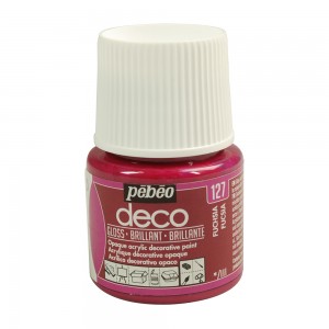 Verf fuchsia  - acryl glanzend - 45 ml - Pébéo