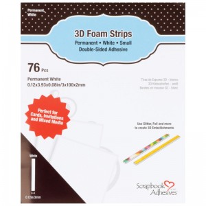 76 klevende foamstrip s3D dubbelzijdige - 3L Scrapbook Adhesives