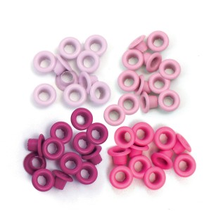 60 pink eyelets - We R
