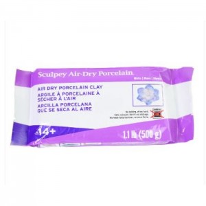 Porcelain Air-dry white 500g - Sculpey
