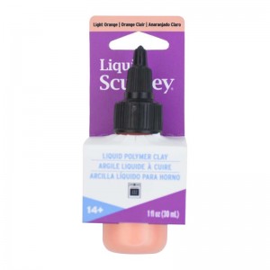 Vloeibare klei light orange - 30 ml - Sculpey