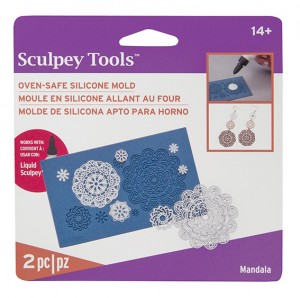 Boetseermal mandale - Sculpey