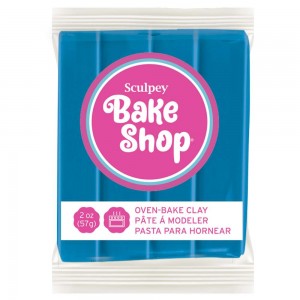 Bake shop blue - boetseerklei 57 gr - SCULPEY