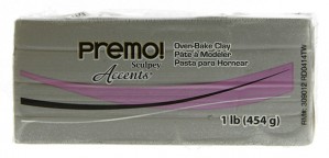 Premo accents silver - klei 454 gr - Sculpey