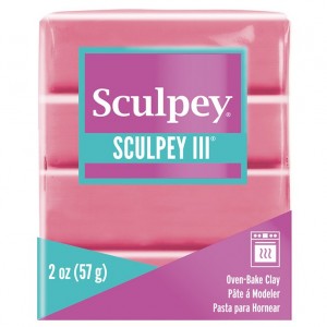 Klei III candy pink - 57 gr - Sculpey