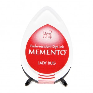 Inktdruppel lady bug - Memento Tsukineko