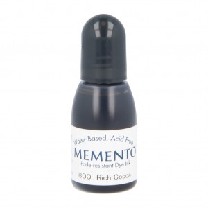 Vulling stempelkussen Memento rich cocoa - 15 ml - Tsukineko