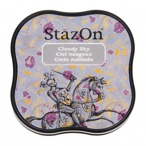 Stempelkussen midi cloudy sky - Stazon Tsukineko
