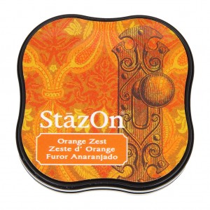 Stempelkussen midi orange zest - Stazon Tsukineko