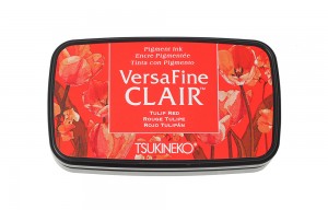 Stempelkussen tulip red - Versafine clair - Tsukineko