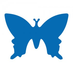 Pons vlinder 2,3x1,4 cm - Artemio