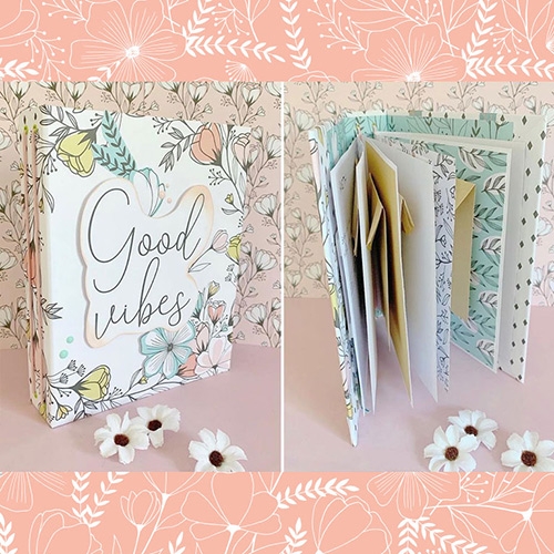 Le cahier de jardinage de Claire - tuto scrapbooking