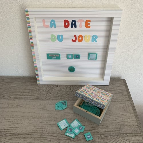 Le cadre calendrier journalier est un Diy parfait pour la rentrée des classes des enfants!