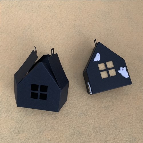 Créez vos maisons en papier pour vos projets home déco d'Halloween ou de Noël!