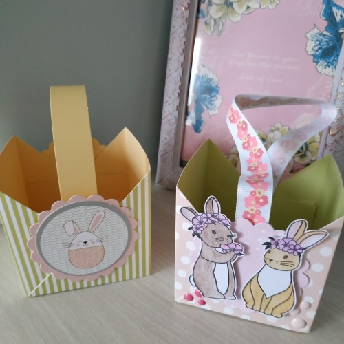 Home deco décorer des paniers en papier pour Pâques de la collection Happy spring Artemio