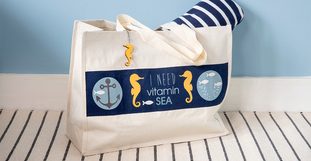 Customiser un sac de plage avec la collection Deep Sea d'Artemio