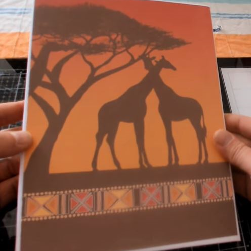 Album et mini album photo sur le thèe safari scrapbooking bloc de papiers Artemio