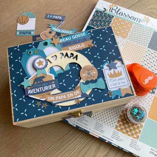 Une boite à bonbons pour papa, diy fête des pères