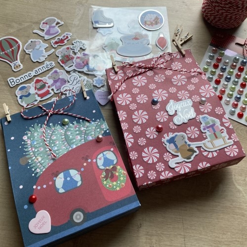 Diy Noël, un sac cadeau en papier personnalisé rapide et facile à faire!