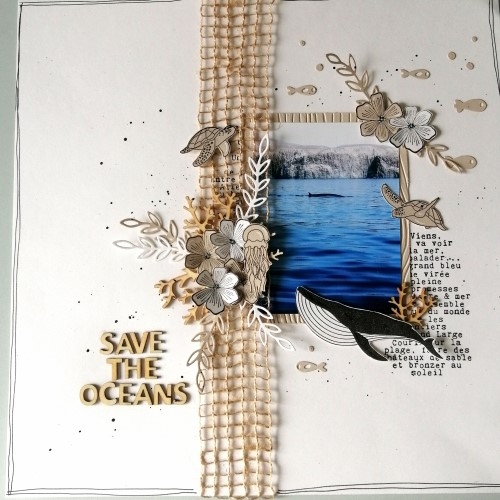 Scrapez une page 30x30 avec des matériaux recyclés ou naturels