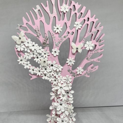 Une silhouette arbre 3D en MDF à décorer pour la fête des mères!