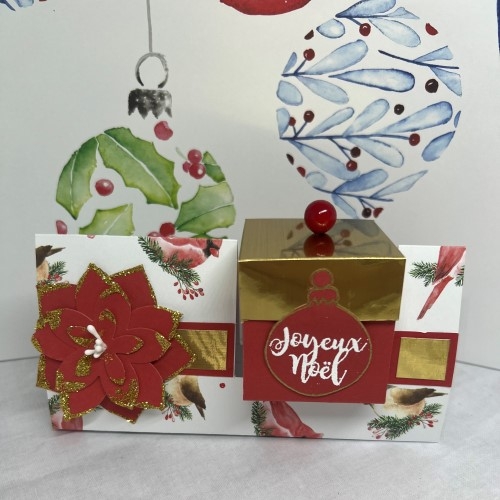 Un marque-place cadeau 100% papier pour votre table de Noël
