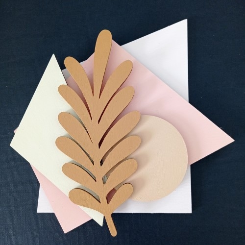 Une déco murale à base du kit déco Colorblock.
