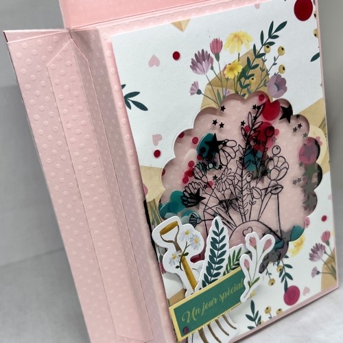 Une boite carte pour offrir un cadeau.