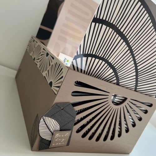 Un casier de rangement facile à décorer, collection boho