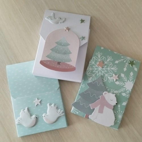 Des pochettes pour sachet de thé fait main.