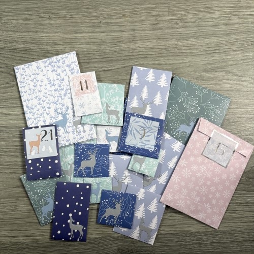 Créez un calendrier de l'Avent en pochettes papiers 